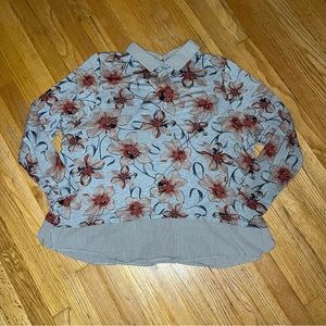 Valerie Stevens Floral Blouse